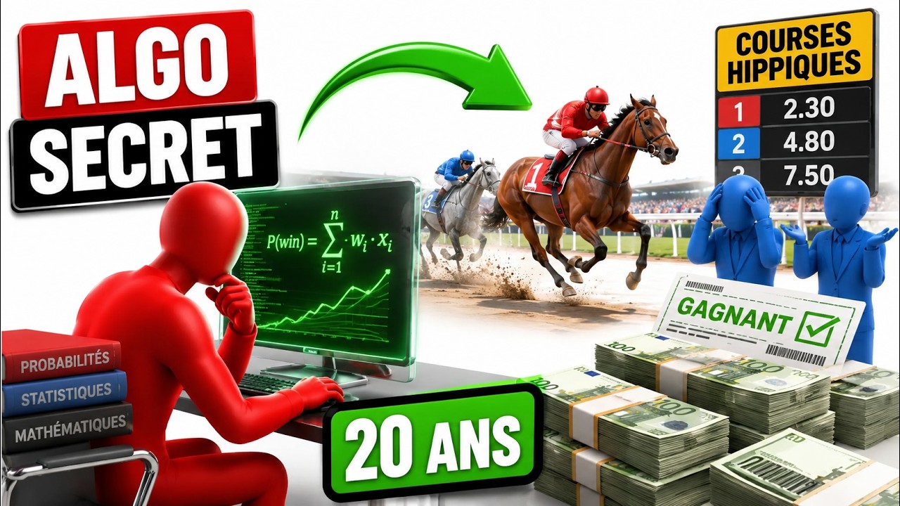 Comment un génie des maths a battu les courses hippiques pendant 20 ans avec un algorithme secret ?