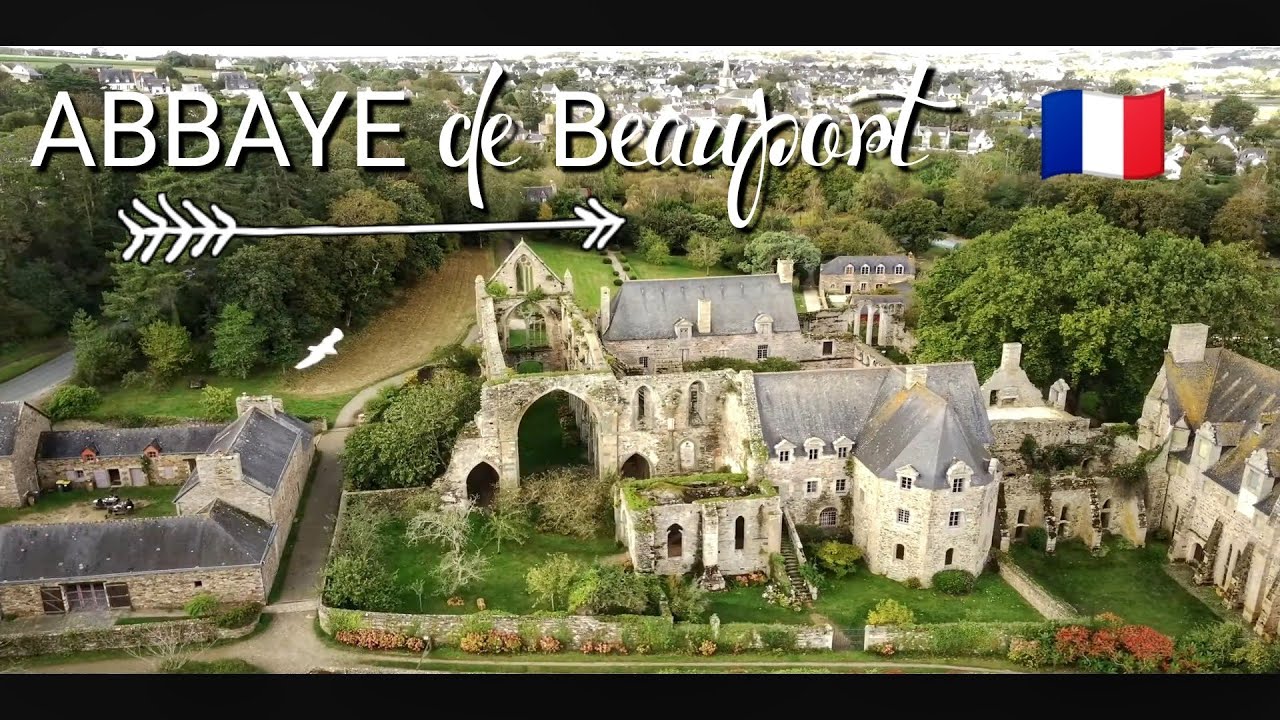 Abbaye de Beauport, Paimpol, France | Drone version