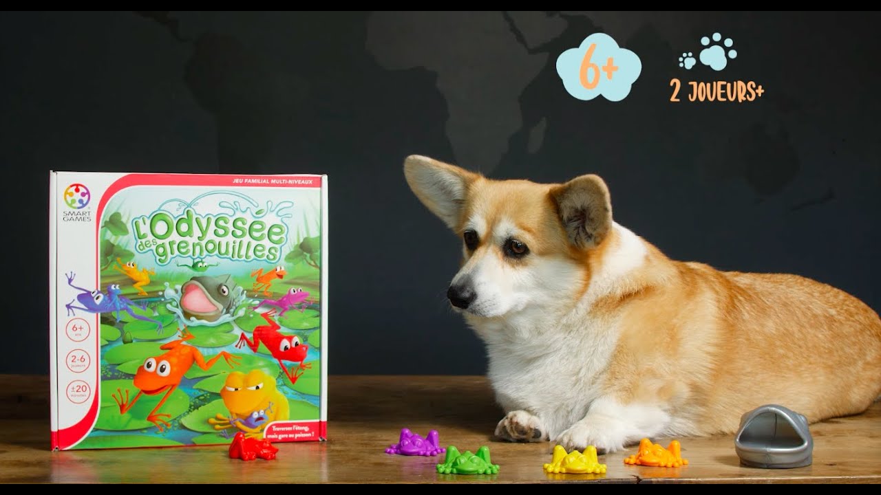 L'Odyssée des grenouilles - Jeu dès 6 ans - Smart Games - Du Fun et de la stratégie pour les enfants