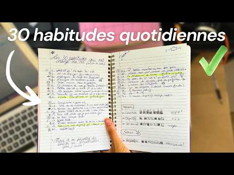30 habitudes qui, mine de rien, ont changé ma vie pour toujours