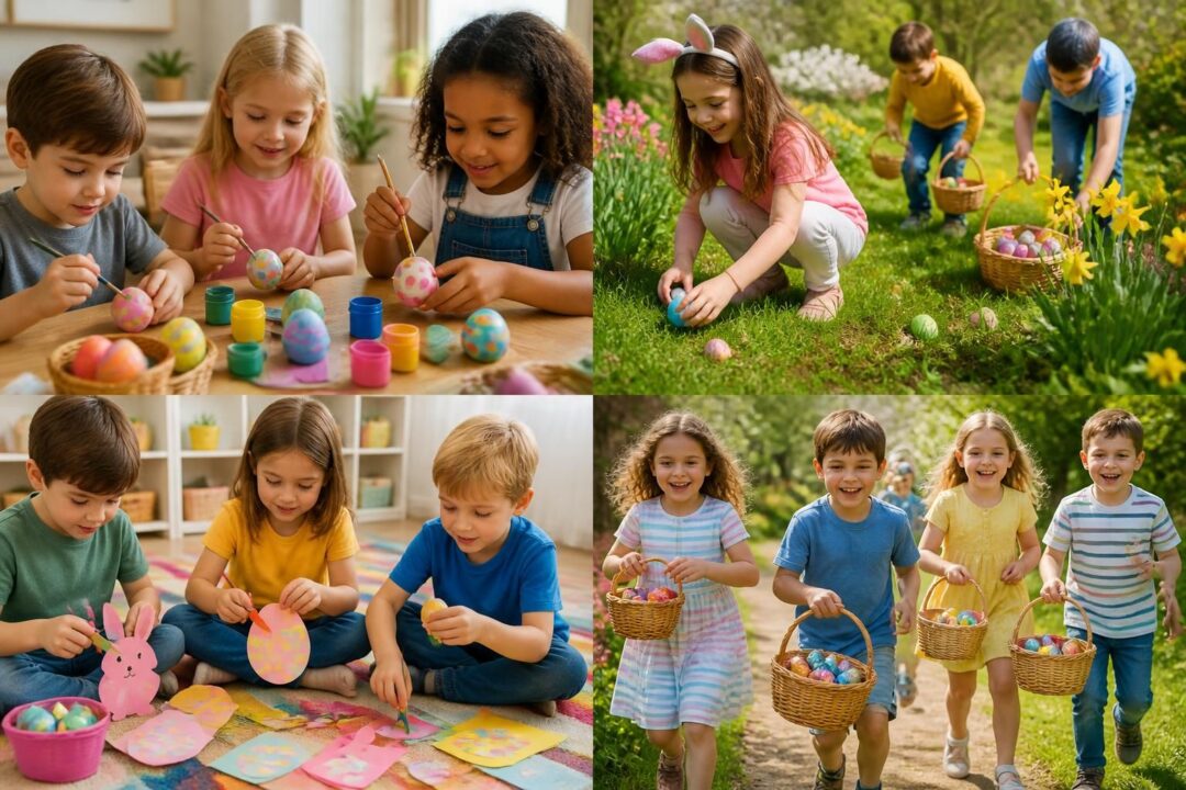 Quatre activités ludiques et simples pour occuper les enfants pendant les fêtes de Pâques